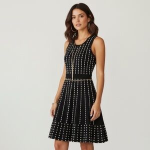 The Limited Black & White Knit Sleeveless Dress – Size M